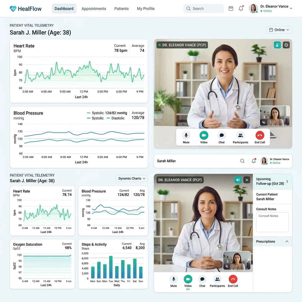 Nexus Health App Case Study Thumbnail - Warsi WebWorks
